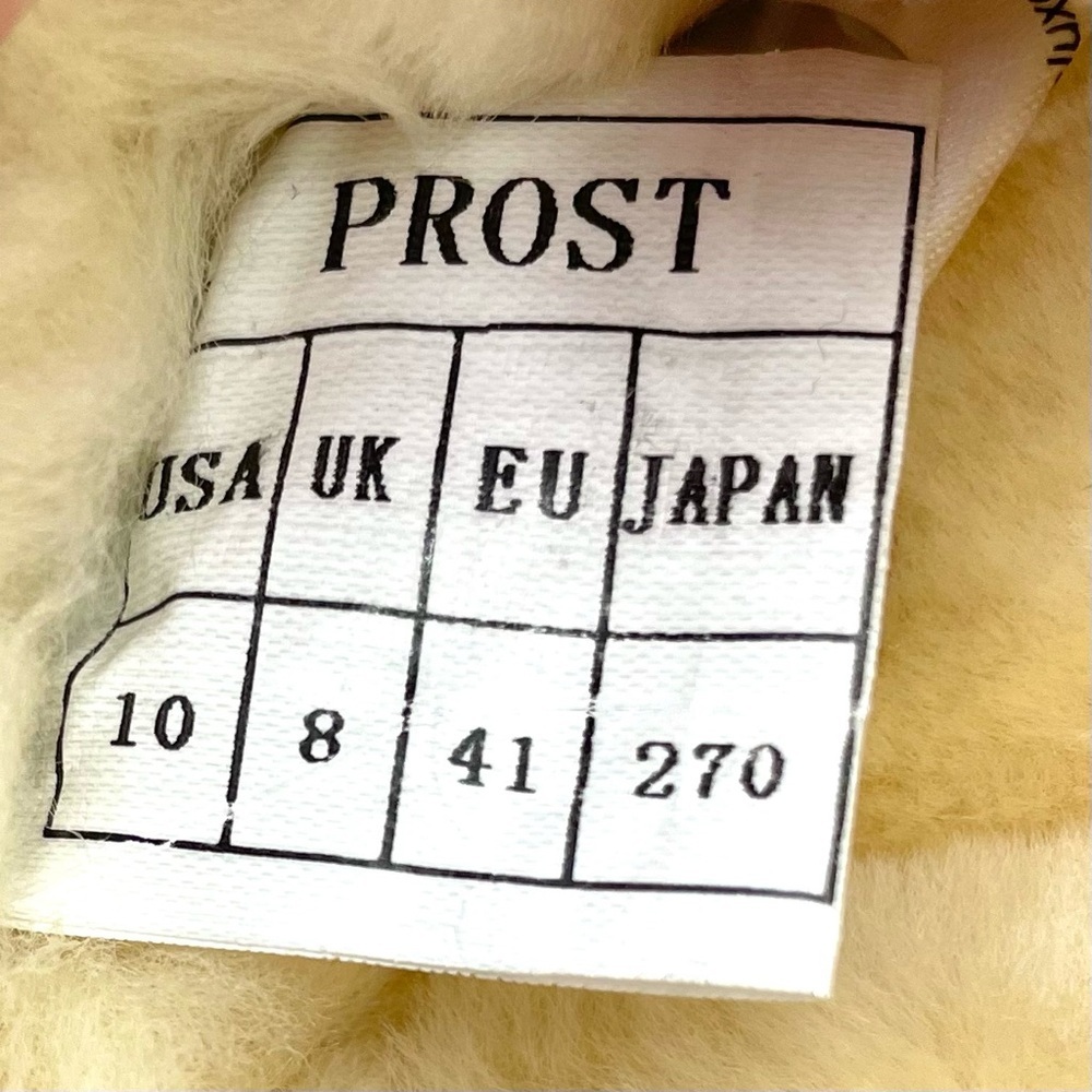 Australia Luxe Collective Prost Slippers 10 Beige Shearling Moccasin NWOB - Picture 11 of 11